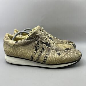 Fieramosca & Co. Neiman Marcus Snake Print Shoes Men Size 12 US, 46 EU Sneakers